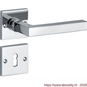 Wallebroek Mi Satori 00.0084.48 krukgarnituur Akab Bauhaus BB messing glans chroom - A25001330 - afbeelding 1