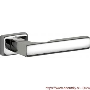 Wallebroek M&T 90.0017.46 deurkruk gatdeel Mini S messing glans chroom links - A25002423 - afbeelding 1