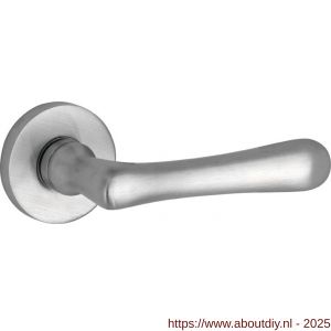 Wallebroek Mi Satori 00.0130.46 krukgarnituur Linea Vivo messing mat chroom - A25001353 - afbeelding 1