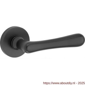 Wallebroek Mi Satori 00.0130.46 krukgarnituur Linea Vivo messing mat zwart - A25001355 - afbeelding 1