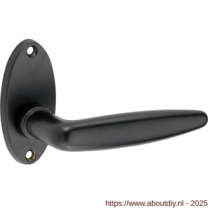 Wallebroek Mi Satori 00.0136.46 krukgarnituur Dudok Elips messing mat zwart - A25001283 - afbeelding 1