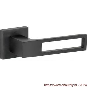Wallebroek M&T 90.0001.46 deurkruk gatdeel rechts Entry messing mat zwart PVD - A25002397 - afbeelding 1