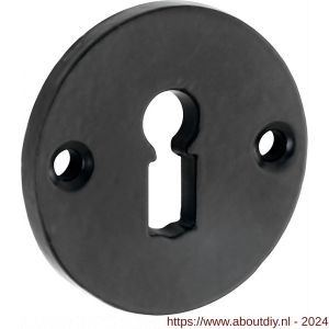 Wallebroek 70.2407.56 sleutelrozet Hamburg ijzer zwart - A25003728 - afbeelding 1