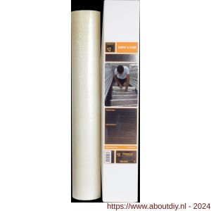 Connect Products Cover-it Carpet and Floor afdekfolie transparant rol 70 cm 42 m2 - A40780038 - afbeelding 1
