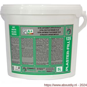 Connect Products Seal-it 125 Plaster-Fill acrylaatkit wit emmer 5ltr - A40780053 - afbeelding 1