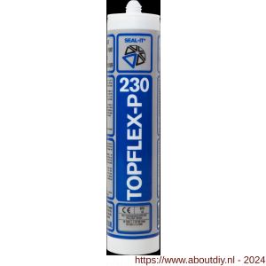 Connect Products Seal-it 230 Topflex-P siliconenkit RAL 9001 koker 310 ml - A40780061 - afbeelding 1