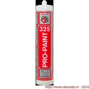 Connect Products Seal-it 325 Pro-Paint MSP-hybride kit RAL 9001 koker 290 ml - A40780073 - afbeelding 1