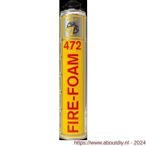 Connect Products Seal-it 472 PU-Fire Foam PU-schuim rood bus 750 ml - A40780183 - afbeelding 1