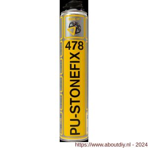 Connect Products Seal-it 478 PU-Stonefix PU-schuim beige-naturel bus 750 ml - A40780174 - afbeelding 1