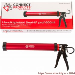 Connect Products Seal-it 580 handkitpistool Prof 600 ml zwart-rood - A40780195 - afbeelding 1