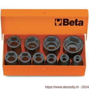 Beta 710/C10 slagdop set 3/8 inch zeskant 10 delig - A51280861 - afbeelding 2