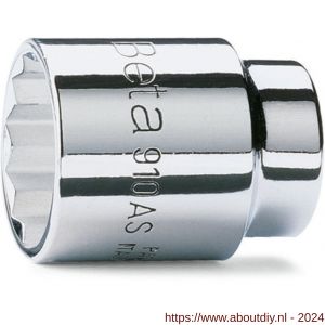 Beta 910AS dopsleutel 3/8 inch twaalfkant 3/4 inch 910AS 3/4 - A51280596 - afbeelding 1