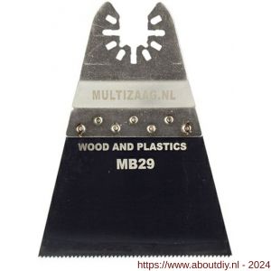 Multizaag MB29 zaagblad standaard Universeel hout-kunstof 70 mm breed 40 mm lang blister 5 stuks UNI MB29 - A40680029 - afbeelding 1