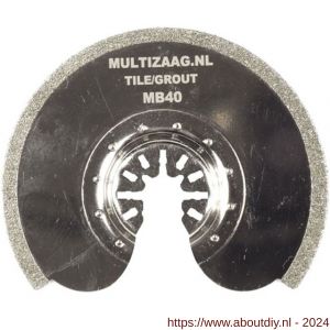 Multizaag MB40 diamant zaagblad Universeel halve maan los UNI - A40680162 - afbeelding 1
