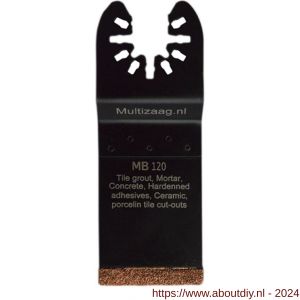 Multizaag MB120 slijpblad Universeel steen-beton 35x50 mm blister 1 stuk UNI MB120 - A40680175 - afbeelding 1