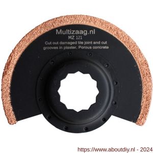 Multizaag MZ121 slijpblad halfrond Supercut steen-beton blister 1 stuk SC MZ121 - A40680172 - afbeelding 1