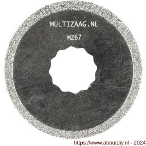 Multizaag MZ67 diamant zaagblad rond Supercut blister 1 stuk SC MZ67 - A40680154 - afbeelding 1