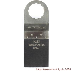 Multizaag MZ25 zaagblad bi-metaal Supercut 35 mm breed 45 mm lang blister 1 stuk SC MZ25 - A40680088 - afbeelding 1