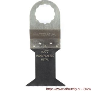 Multizaag MZ77 zaagblad bi-metaal Supercut 45 mm breed 42 mm lang blister 1 stuk SC MZ77 - A40680097 - afbeelding 1