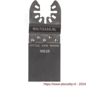 Multizaag MB25 zaagblad bi-metaal Universeel 35 mm breed 45 mm lang los UNI - A40680081 - afbeelding 1