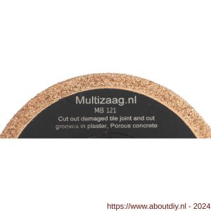 Multizaag MB120 slijpblad Universeel steen-beton 35x50 mm los UNI - A40680174 - afbeelding 2
