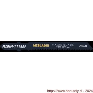 Multizaag MZBlades MZBIM-T118AF decoupeerzaagblad bi-metaal Universeel tandafstand 1,1-1,5 mm lengte 92 mm dikte 1,5 mm UNI - A40680327 - afbeelding 1