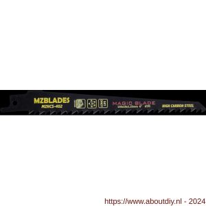 Multizaag MZHCS-402 reciprozaagblad Universeel hout breedte 19 mm TPI 4,3 lengte 152 mm dikte 1,25 mm UNI - A40680342 - afbeelding 1