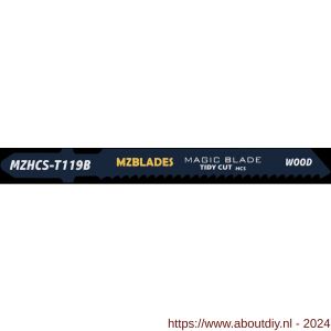 Multizaag MZBlades MZHCS-T119B decoupeerzaagblad Universeel hout tandafstand 1,9-2,3 mm lengte 92 mm dikte 1,5 mm UNI - A40680316 - afbeelding 1