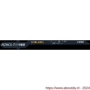 Multizaag MZBlades MZHCS-T119BO decoupeerzaagblad Universeel hout tandafstand 2 mm lengte 83 mm dikte 1,5 mm UNI - A40680317 - afbeelding 1