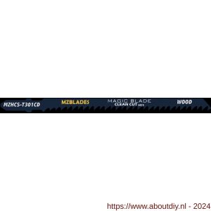 Multizaag MZBlades MZHCS-T301CD decoupeerzaagblad Universeel hout tandafstand 3 mm lengte 117 mm dikte 1,5 mm UNI - A40680318 - afbeelding 1
