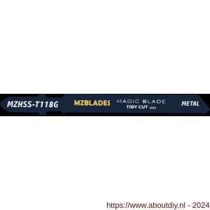 Multizaag MZBlades MZHSS-T118G decoupeerzaagblad bi-metaal Universeel tandafstand 0,7 mm lengte 92 mm dikte 1,5 mm UNI - A40680324 - afbeelding 1