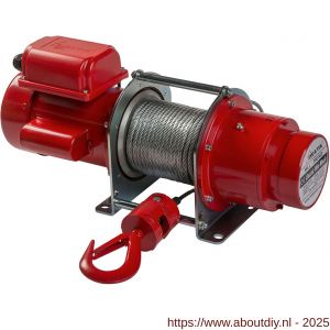 Delta elektrische treklier DPS 230 V 0,2 ton trekbereik 28 m enkele snelheid - A53101154 - afbeelding 1