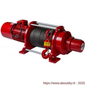 Delta elektrische treklier DPT 400 V 0,3 ton trekbereik 28 m enkele snelheid - A53101159 - afbeelding 1