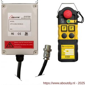 Deltacontrol radiografische bediening voor elektrische treklier DPS 500 - A53101688 - afbeelding 1