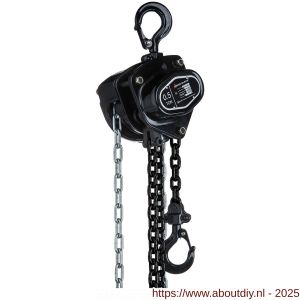 Delta Black handkettingtakel 0,5 ton met 3 m hijshoogte - A53101404 - afbeelding 1