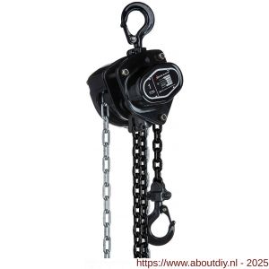Delta Black handkettingtakel 1 ton met 3 m hijshoogte - A53101405 - afbeelding 1