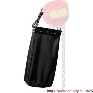 Delta Red-Yellow-Black kettingzak voor handkettingtakel 0,5-1 ton ketting maat 6x18 mm 12 m - A53101690 - afbeelding 1