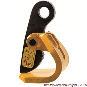 Delta horizontaal plaatklem 0,75 ton - A53101236 - afbeelding 1