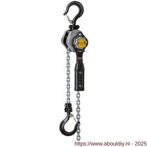 Delta Aluminium rateltakel 0,25 ton met 1,5 m hijshoogte - A53101479 - afbeelding 1