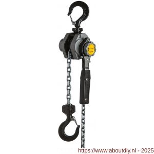 Delta Aluminium rateltakel 1,5 ton met 1,5 m hijshoogte - A53101485 - afbeelding 1