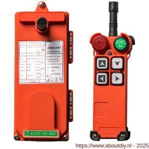 Deltacontrol centrale radiografische besturing voor DH DEH type 2 takels dubbele snelheid - A53101682 - afbeelding 1