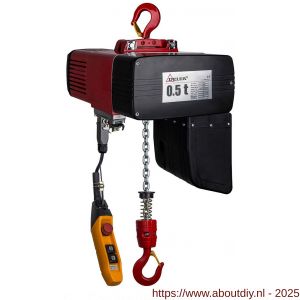 Delta elektrische kettingtakel DEH 400 V 0,5 ton met 3 m hijshoogte dubbele snelheid 1 part - A53101520 - afbeelding 1