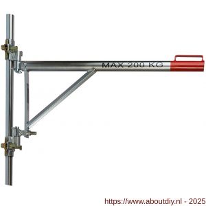 Delta zwaaiarm met koppelingen 95 cm maximale capaciteit 200 kg - A53101133 - afbeelding 1