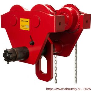 Delta Red kettingloopkat 10 ton 2,5 m bedieningshoogte - A53101193 - afbeelding 1