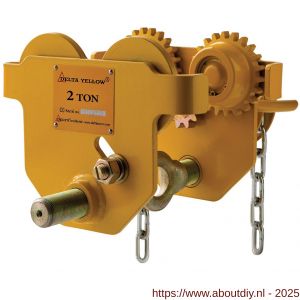 Delta Yellow kettingloopkat 2 ton 9,5 m bedieningshoogte - A53101198 - afbeelding 1