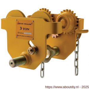 Delta Yellow kettingloopkat 3 ton 5,5 m bedieningshoogte - A53101202 - afbeelding 1