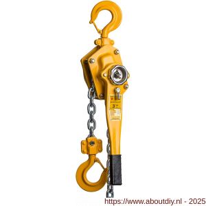 Delta Yellow rateltakel 3 ton met 1,5 m hijshoogte - A53101475 - afbeelding 1