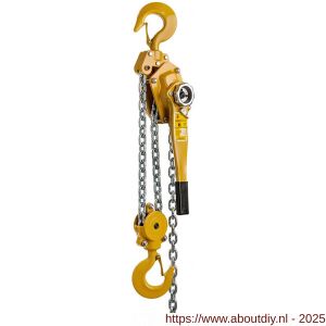 Delta Yellow rateltakel 6 ton met 1,5 m hijshoogte - A53101477 - afbeelding 1