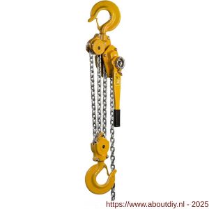 Delta Yellow rateltakel 9 ton met 1,5 m hijshoogte - A53101495 - afbeelding 1