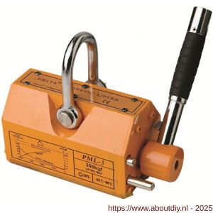 Delta hefmagneet 0,3 ton - A53100069 - afbeelding 1